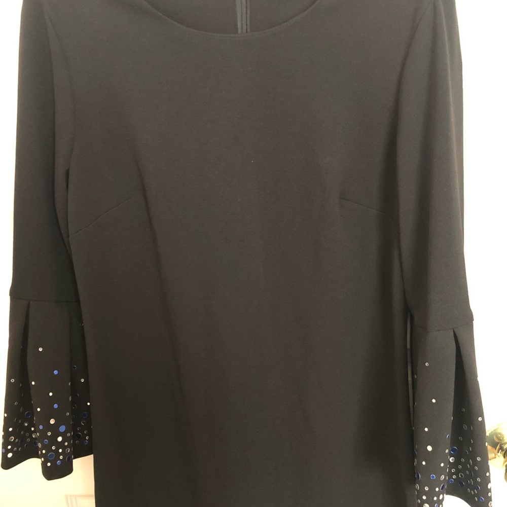 Calvin Klein Black dress with bell sleeves